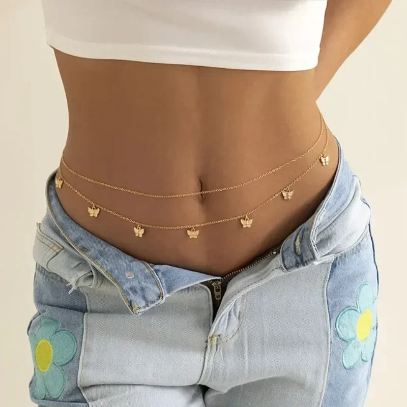 Chaîne papillon Double couche  - Body Jewelry For You avis et prix