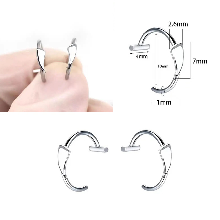 Faux anneau à lèvres en acier  - Body Jewelry For You avis et prix